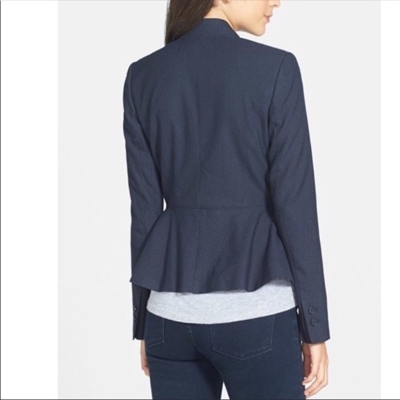 One-Button Peplum Jacket - Picture 2 of 8